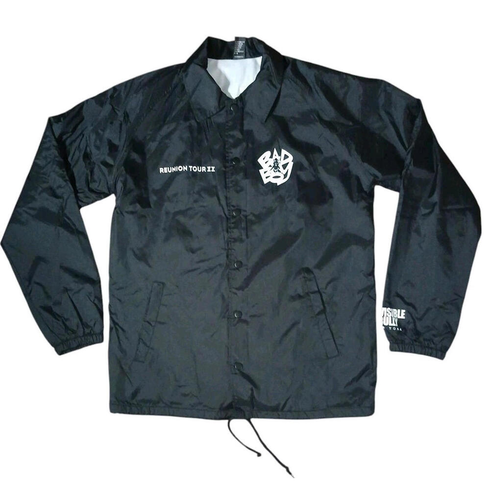 BAD BOY ENT 20 Years Reunion Tour L Windbreaker Jacket NEW